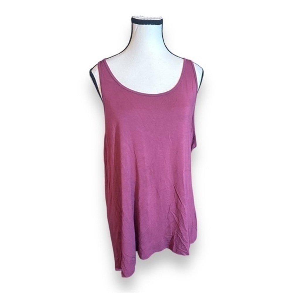 Women’s 3X Reitmans R Essentials Reversible Dusty Rose Scoop Neck Tank Top 22 24